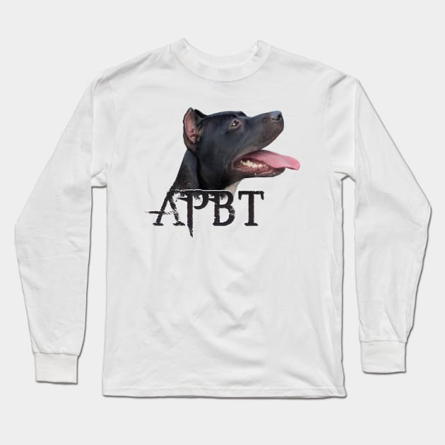 American Pit Bull Terrier Long Sleeve T-Shirt by Nartissima